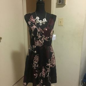 Black cocktail reception dress